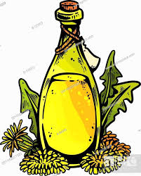 Dandelion Wine Cartoon Bottle Icon