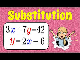 System Of Equations Using Substitution