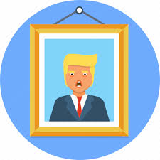 Frame Paint Picture Trump Wall