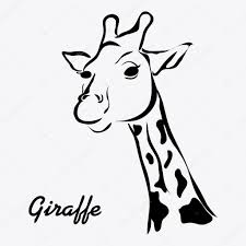 Giraffe Icon Animal Design Safari