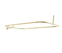 Rectangular Clawfoot Tub Shower Curtain