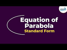 Equation Of Parabola Part 1 Don T