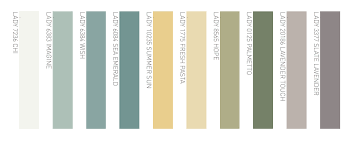 Color Chart From Jotun Lady