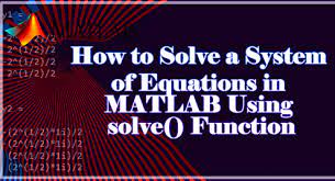 How To Solve A System Of Equations In