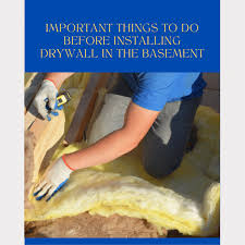 Installing Drywall In The Basement