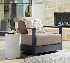 Outdoor Chairs Ottomans Pottery Barn