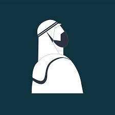 Saudi Man Icon Wearing Shemagh