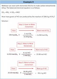 Quantities In Chemical Reactions