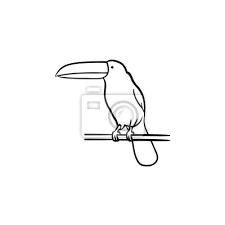Toucan Hand Drawn Outline Doodle Icon