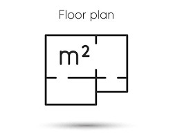 House Plan Line Icon House