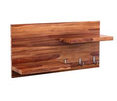 Buy Columbia Solid Wood Wall Shelf With