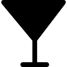 Glass Of Cocktail Silhouette