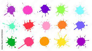 Vecteur Stock Color Paint Splatter