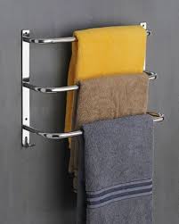 Polished Ss Bathroom Towel Rack