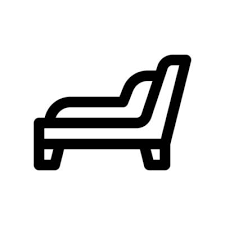 Chaise Lounge Vector Art Graphics