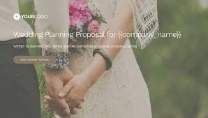 Wedding Planner Proposal Template Won