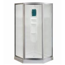 Polystyrene Pivot Door Shower Kit