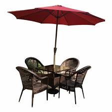 Plastic Garden Outdoor Table Chair Set