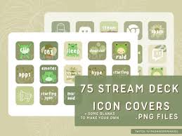 Froggy Stream Deck Cover Icons