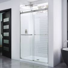 Frameless Bypass Sliding Shower Door