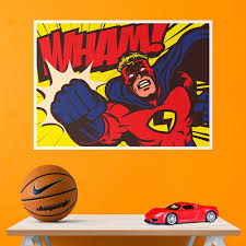 Wall Sticker Superhero Wham