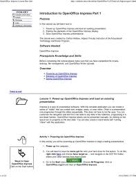 Introduction To Openoffice Impress Part