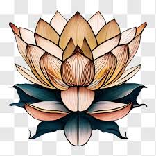 Lotus Flower Stained Glass