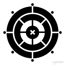 Modern Target Icon Simple Ilration