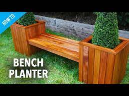 Garden Bench With Planters