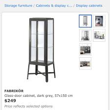 Ikea Fabrikor Display Cabinet