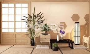 Japanese Ryokan Living Room Zen Style