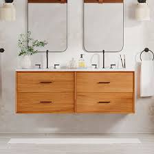 Floating Double Bathroom Vanity 63