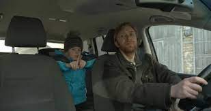 Children On Car Seats Stock