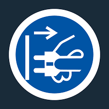 Ppe Icon Disconnect Mains Plug From