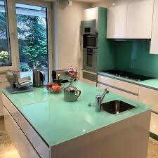 Glass Countertop Jade Occitanie