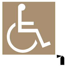 Stencil Reusable Wheelchair Access