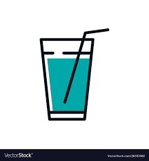 Isolated Water Glass Icon Design