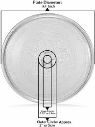 9 5inch Pyrex Glass Microwave Plate