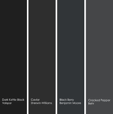 Grey Kitchen Colors Black Kitchen Cabinets