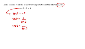 Solving Trigonometric Equations Part 1