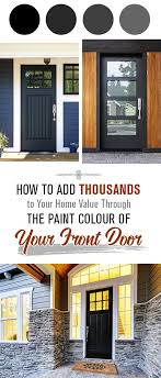 Paint The Front Door This Colour To Add