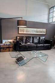 Glass Coffee Table With Rack