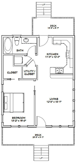 24x30 House 1 Bedroom 1 Bath 720 Sq Ft