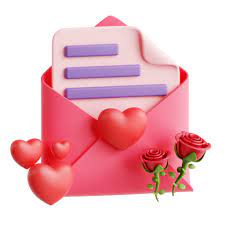 Love Letter Heart Roses Valentine