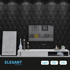 Art3dwallpanels Black 19 7 In X 19 7 In Pvc 3d Wall Panel Interior Wall Decor 3d Textured Wall Panels Pack 12 Tile 32 Sq Ft Case A10hd055