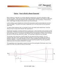 optics how to build a beam expander