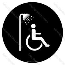 Cyo A28 Accessible Shower Sign Best