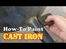 Paint Cast Iron Faux Finish