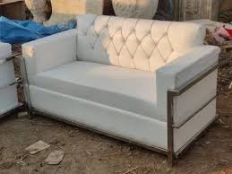 Polished Steel Sofa For Tent House Amd