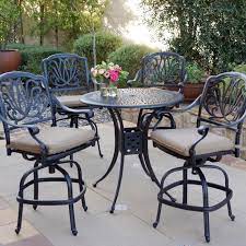 Elisabeth 5 Piece Cast Aluminum Patio